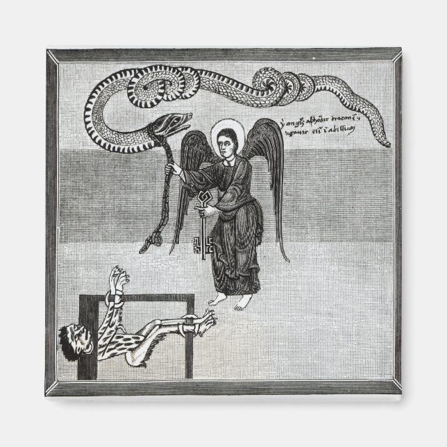 Aimant L'Ange, tenant les Clés de l'Enfer (Devant)