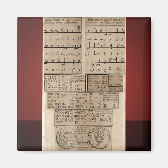 Aimant Langues anciennes (Devant)