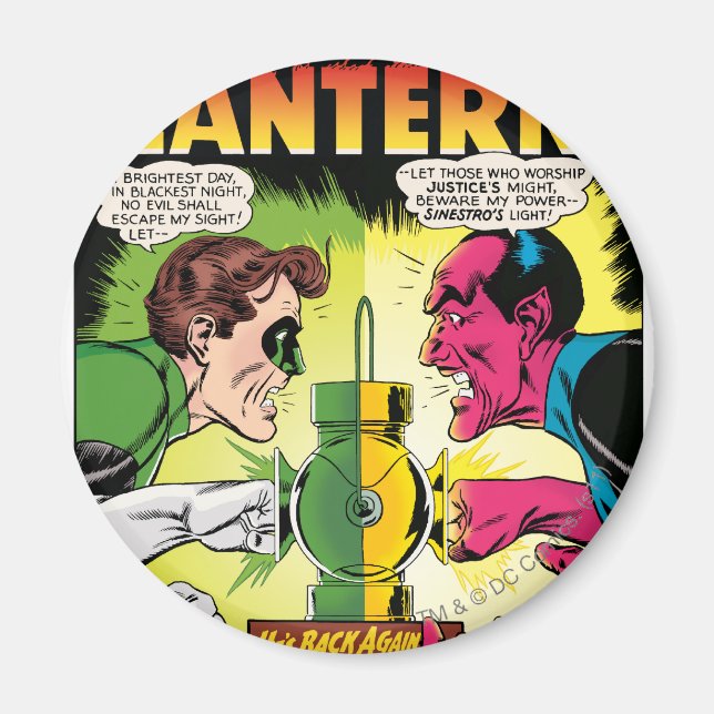 Aimant Lanterne verte contre Sinestro (Devant)
