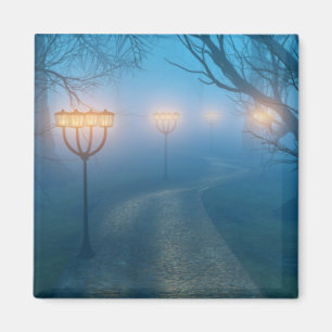 Aimant Lanternes dans l'aimant du brouillard