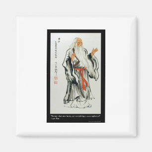 Aimant Lao Tzu Nature Never Hurries Quota Venin & Tees