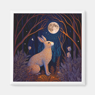Aimant Lapin au clair de lune