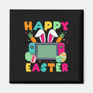 Aimant Lapin de jeu vidéo de Pâques Manette de jeu Joueur