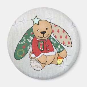 Aimant Lapin de Noël