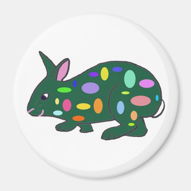 Aimant lapin de Pâques (Devant)