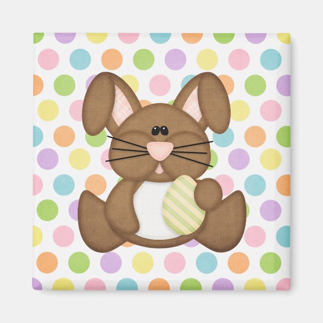 Aimant Lapin de Pâques (Devant)
