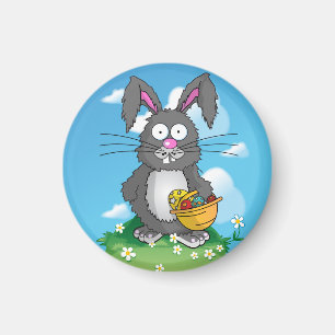 Aimant Lapin de Pâques débraillé