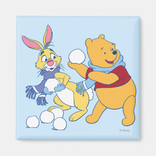 Aimant Lapin et Pooh