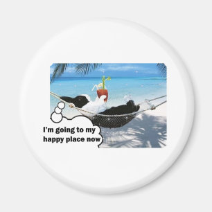 Aimant Lapin néerlandais dans l'endroit heureux