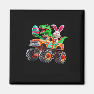 Aimant Lapin T-rex Pâques Monster Truck Dino Drôle Garçon