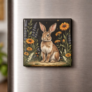 Aimant Lapin Vintage 