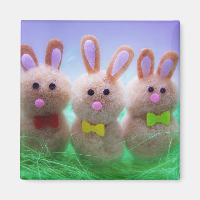 Aimant lapins de Pâques (Devant)