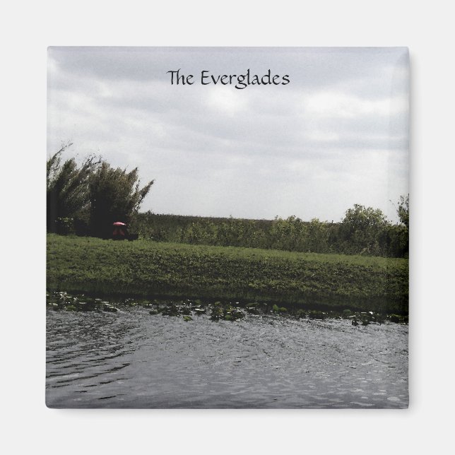 Aimant L'aquarelle des Everglades (Devant)