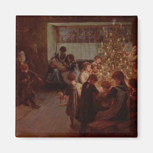 Aimant L'arbre de Noël, 1911 (Devant)
