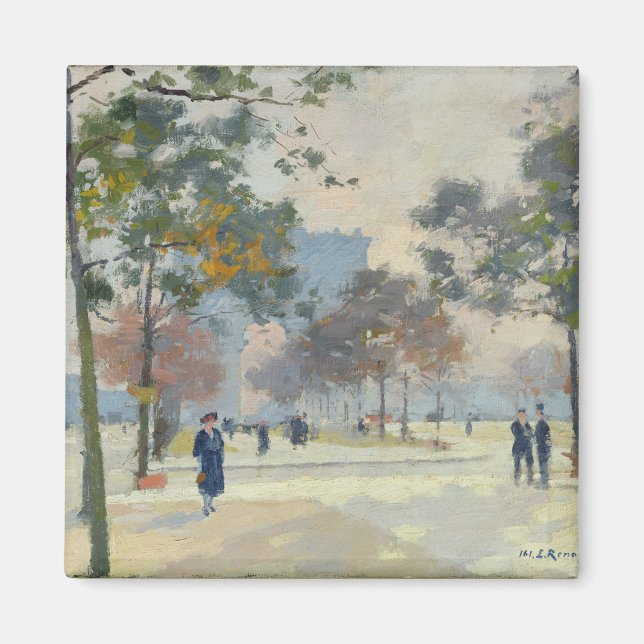 Aimant L'Arc de Triomphe à Automne, Paris (Devant)