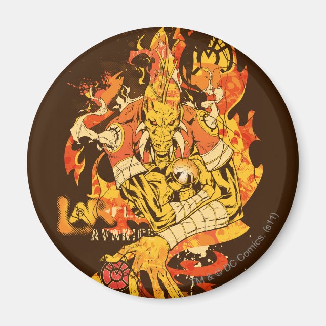 Aimant Larfleeze - Agent Orange 10 (Devant)
