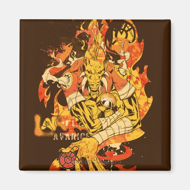 Aimant Larfleeze - Agent Orange 10 (Devant)