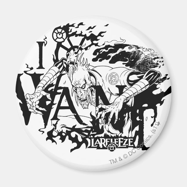 Aimant Larfleeze - Agent Orange 13 (Devant)