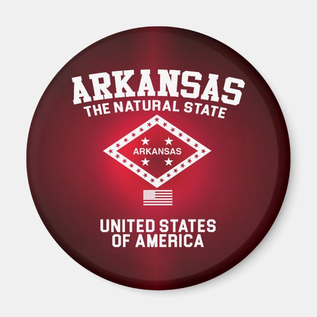Aimant L'Arkansas L'État Naturel (Devant)
