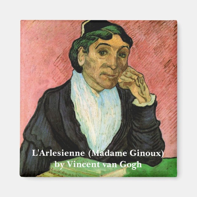 Aimant L'Arlesienne (Madame Ginoux) par Vincent van Gogh (Devant)