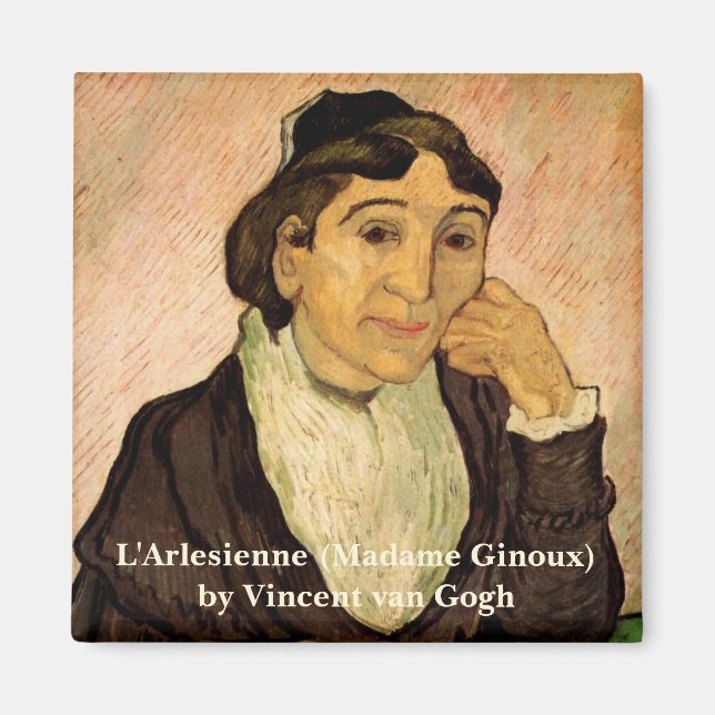 Aimant L'Arlesienne (Madame Ginoux) par Vincent van Gogh (Devant)