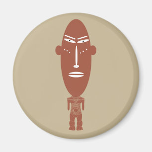 Aimant L'art autochtone tribal africain Abstrait