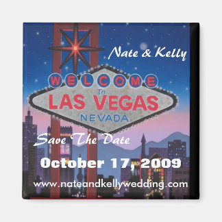 Aimant Las vegas large, Nate & Kelly, Save The Date, O...