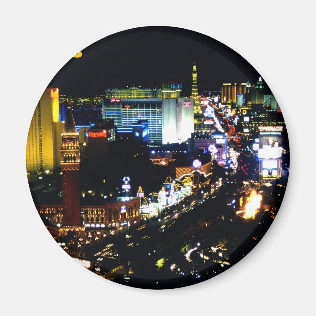 Aimant Las Vegas Le Strip la nuit (Devant)