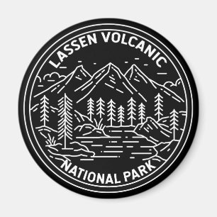 Aimant Lassen Parc National Volcanique Californie Monolin