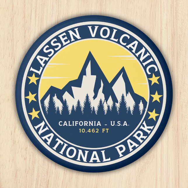 Aimant Lassen Volcanic National Park California (Créateur téléchargé)