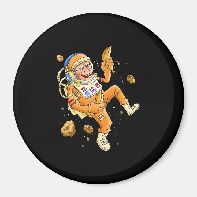 Aimant L'astronaute Monkey Space (Devant)