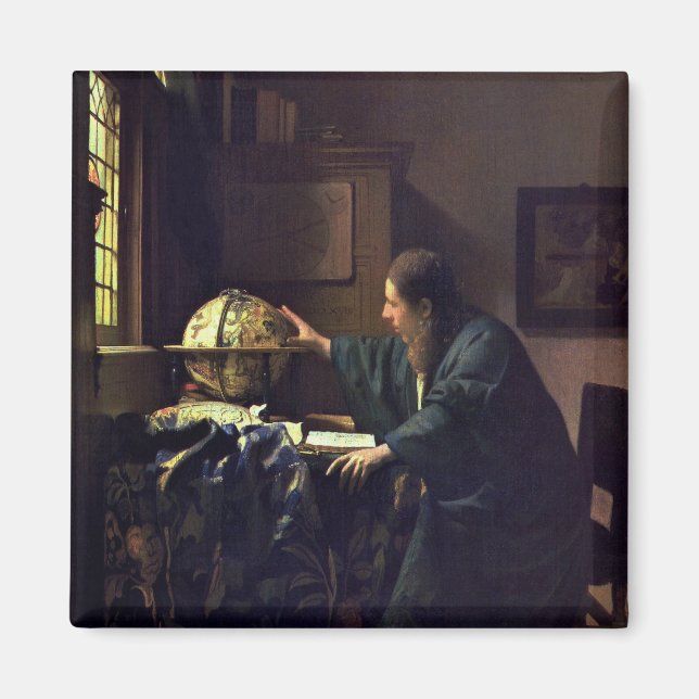 Aimant L'astronome par Johannes Vermeer (Devant)