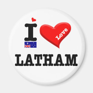 Aimant LATHAM - I Love