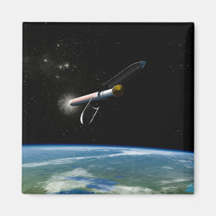 Aimant L'Atlas V541 Lance Le Véhicule En Orbite.