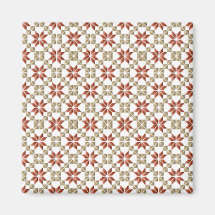 Aimant Latvian Morning SUN motif géométrique IX