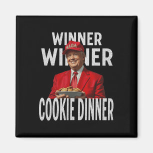 Aimant Lauréat du dîner Cookie Dinner Funny Trump 2024 47