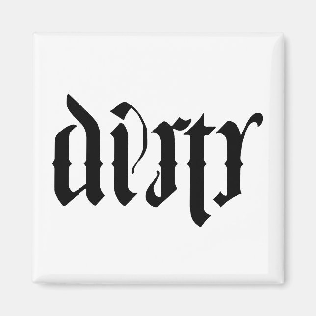 Aimant Lave-vaisselle Ambigram (Devant)