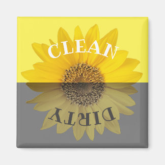 Aimant Lave-vaisselle de tournesol nettoyant sale