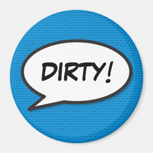 Aimant Lave-vaisselle Dirty Fun Retro Comédie Livre Pop A