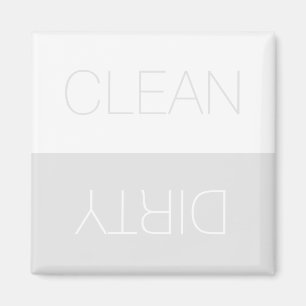 Aimant Lave-vaisselle minime à lave-vaisselle gris clair