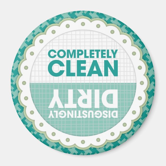 Aimant Lave-vaisselle propre (Devant)