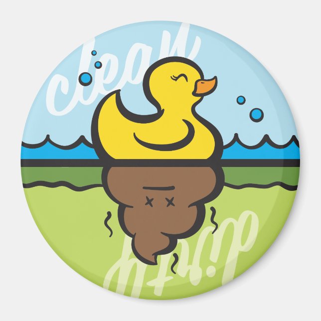 Aimant Lave-vaisselle propre (Devant)