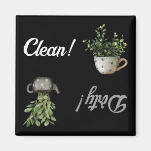 Aimant Lave-vaisselle Propre et sale Flip Sign Cuisine no