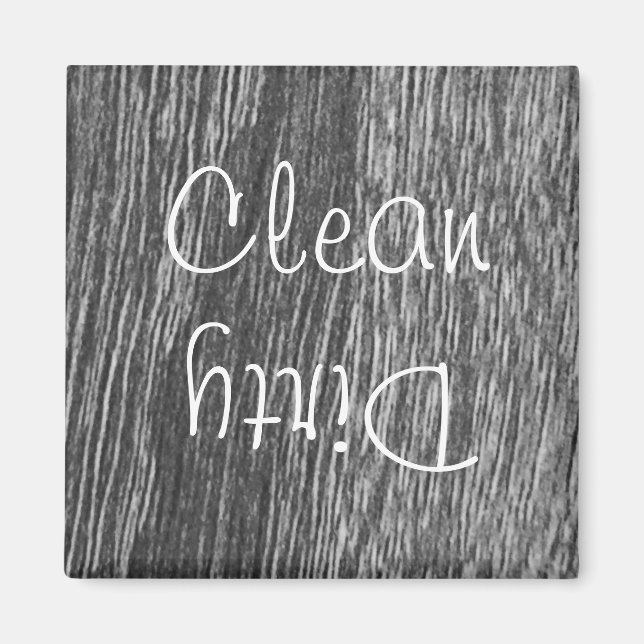 Aimant Lave-vaisselle propre ou sale (Devant)