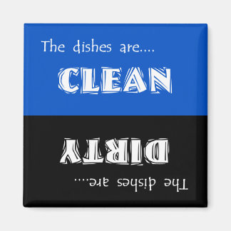 Aimant Lave-vaisselle propre ou sale