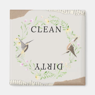 Aimant Lave-vaisselle propre/sale