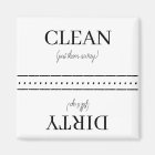 Lave-vaisselle propre/sale