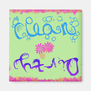 Aimant Lave-vaisselle sale et propre