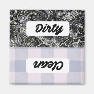 Aimant Lave-vaisselle Signe propre/sale