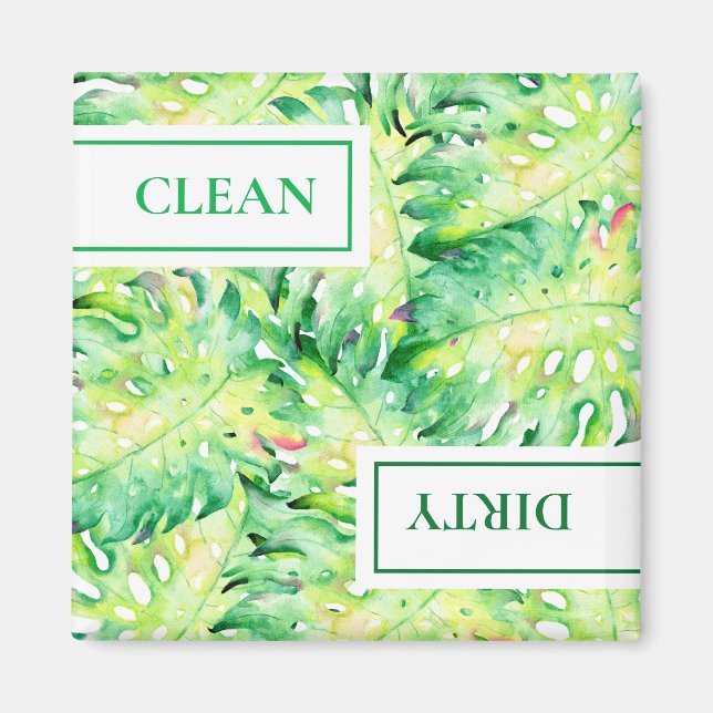 Aimant Lave-vaisselle Tropical Clean (Devant)